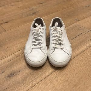 Size 39 white common projects sneakers